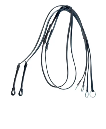 Horse Running Martingale - Premium leather running martingale used for jumping and eventing horses, offering reliable control and durable performance.