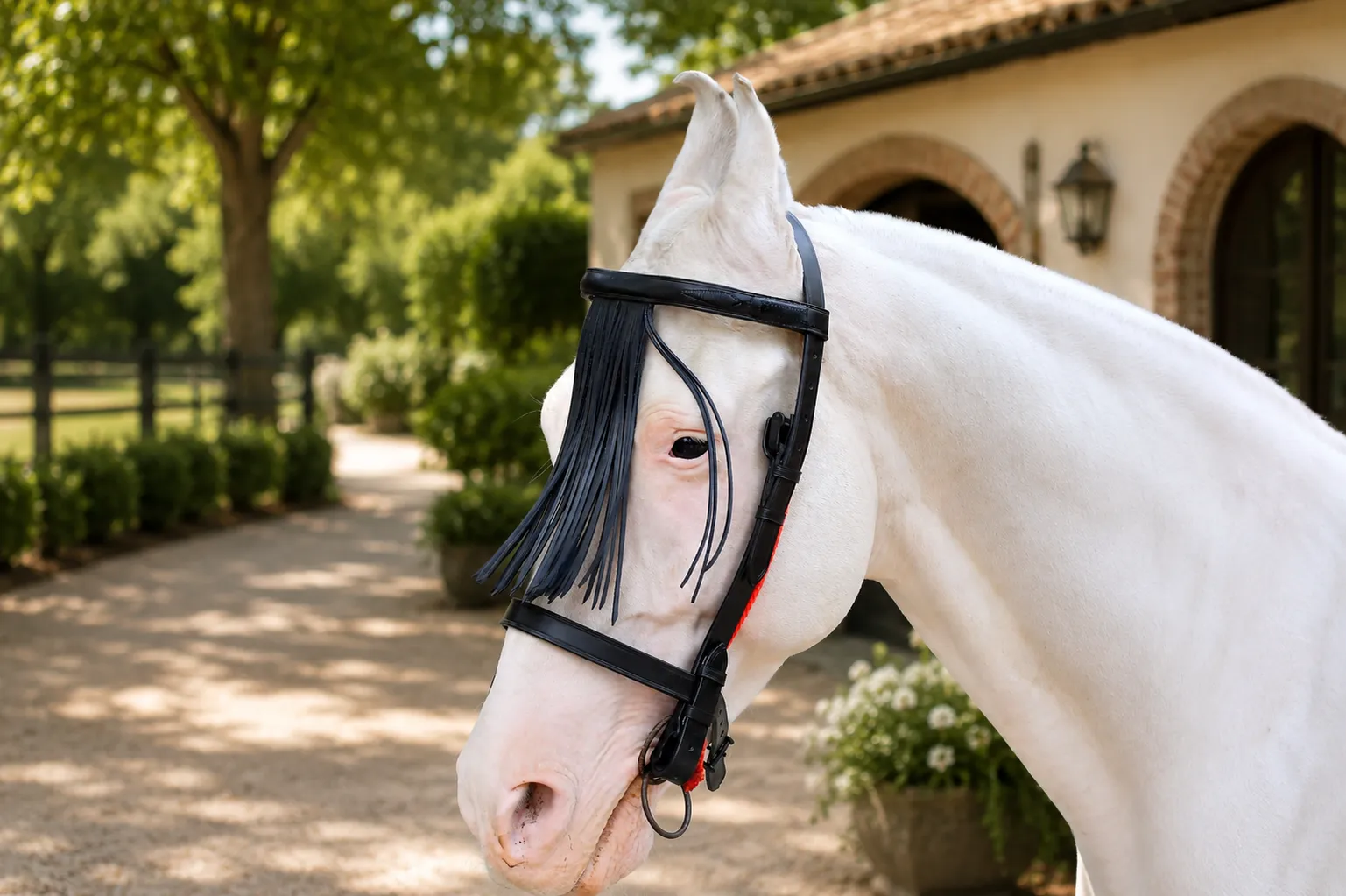 Jumper Black Bridle Gallery Image 2 - Premium black leather horse bridle featuring a bit, jumping noseband, and soft cow leather padding. Crafted from black DD leather...