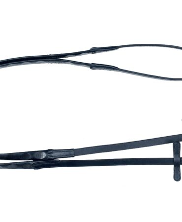 Rubber Reins - Built-in stoppers prevent the reins from slipping, offering enhanced control and rider confidence.