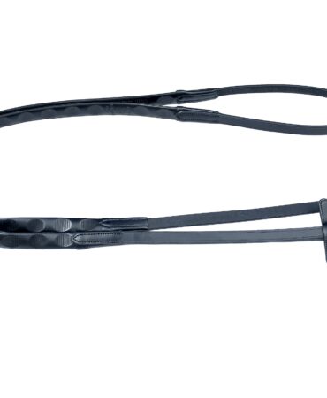Rubber Reins - High-quality leather bridle reins with rubber inserts designed for maximum resistance, ideal for both daily training and competition.