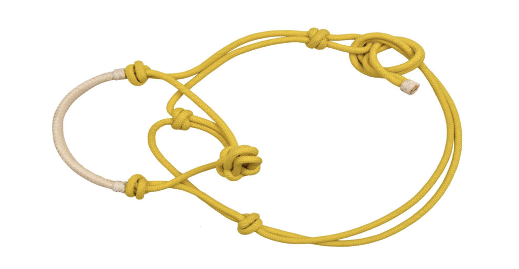 Poly Nylon Rope Halter - Poly nylon Rope Halter ,Size- Full Size No hardware material fully adjustable horse halter