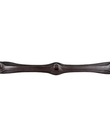 Dressage Girth (VT-GIRTH-113) - Premium cow leather jumping girth designed with stainless steel buckles and elastic inserts for a secure fit. Built to provide...