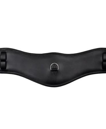 Dressage Girth (VT-GIRTH-116) - Premium leather dressage girth designed with elastic support to provide a comfortable fit while maintaining secure saddle placement. Built for...