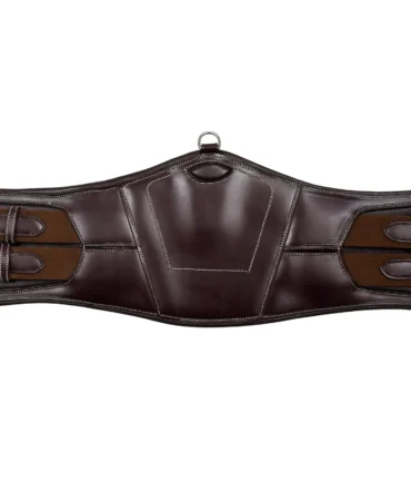Dressage Girth - Dressage girth crafted with strong leather construction and elastic panels to support secure saddle positioning. Designed for comfortable use, it...