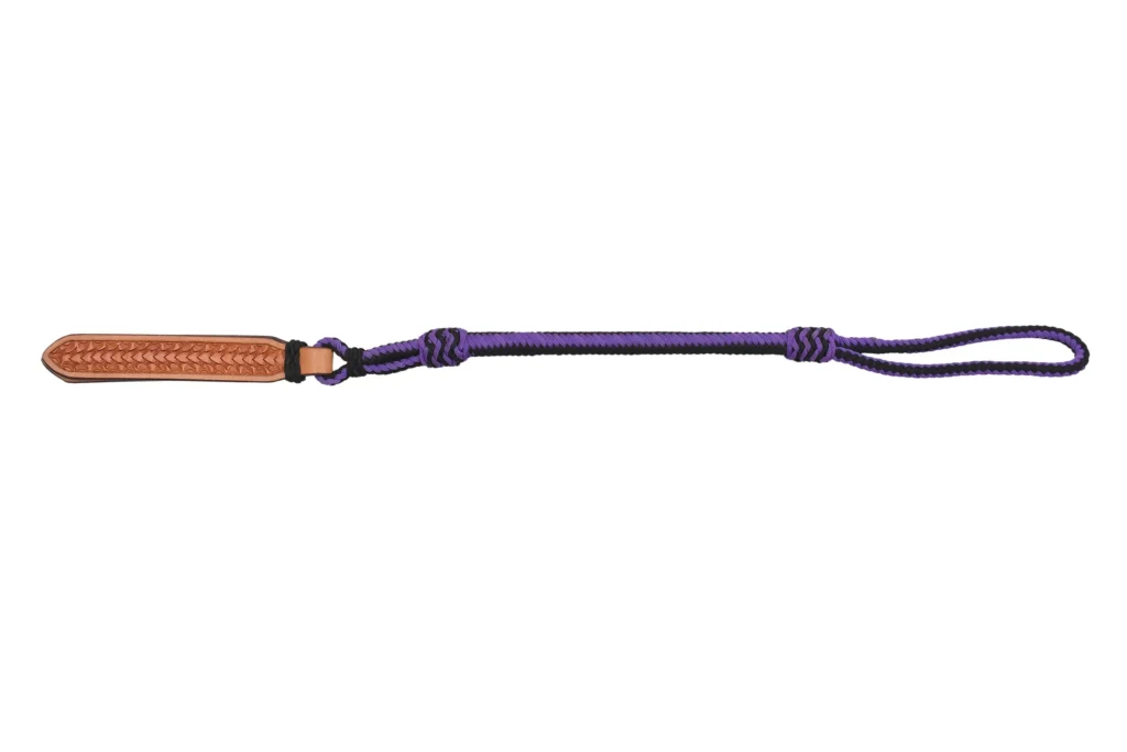 Quirt - Weaver leather quirt designed with a wrist loop for secure handling and comfortable control. Made with a poly nylon rope...